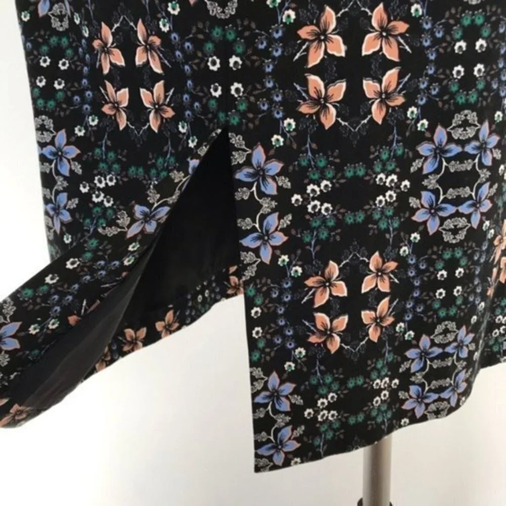 NWT J. Crew Mirrored Floral A-line Midi Skirt 4